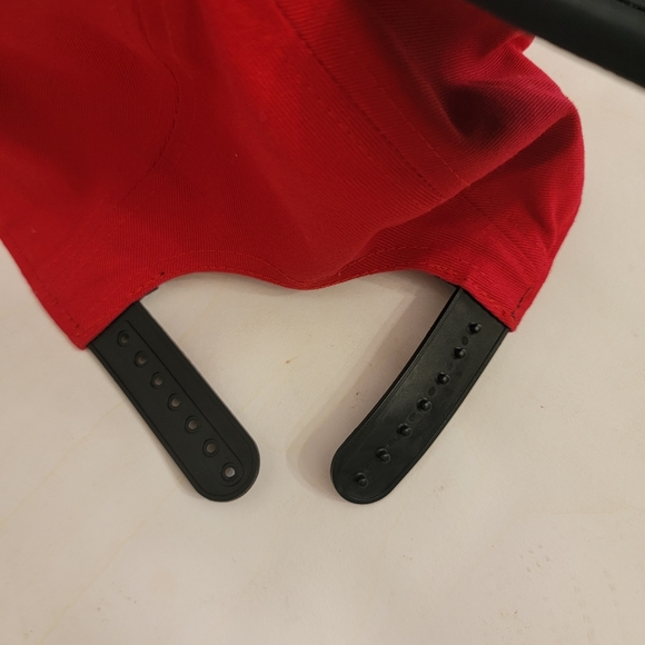 Child's Disney Red Minnie Mouse Snapback Cap w/Ears and Polka Dot Bow - Picture 11 of 12